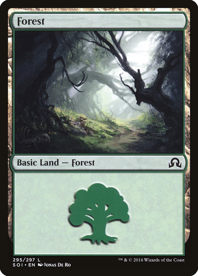 Forest (295) [Shadows over Innistrad] - The Mythic Store | 24h Order Processing