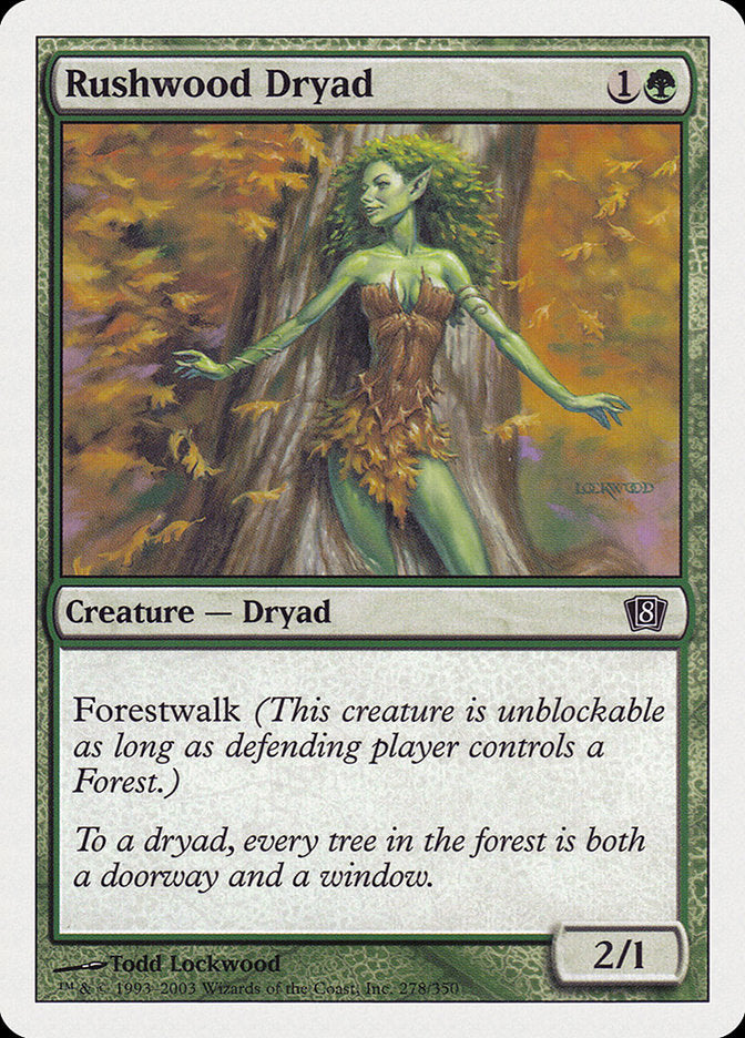 Rushwood Dryad [Eighth Edition] - The Mythic Store | 24h Order Processing