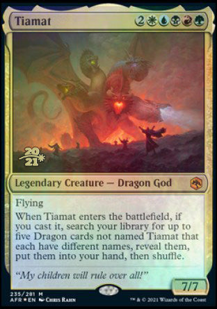 Tiamat [Dungeons & Dragons: Adventures in the Forgotten Realms Prerelease Promos] - The Mythic Store | 24h Order Processing