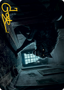 Primal Adversary Art Card (Gold-Stamped Signature) [Innistrad: Midnight Hunt Art Series] - The Mythic Store | 24h Order Processing
