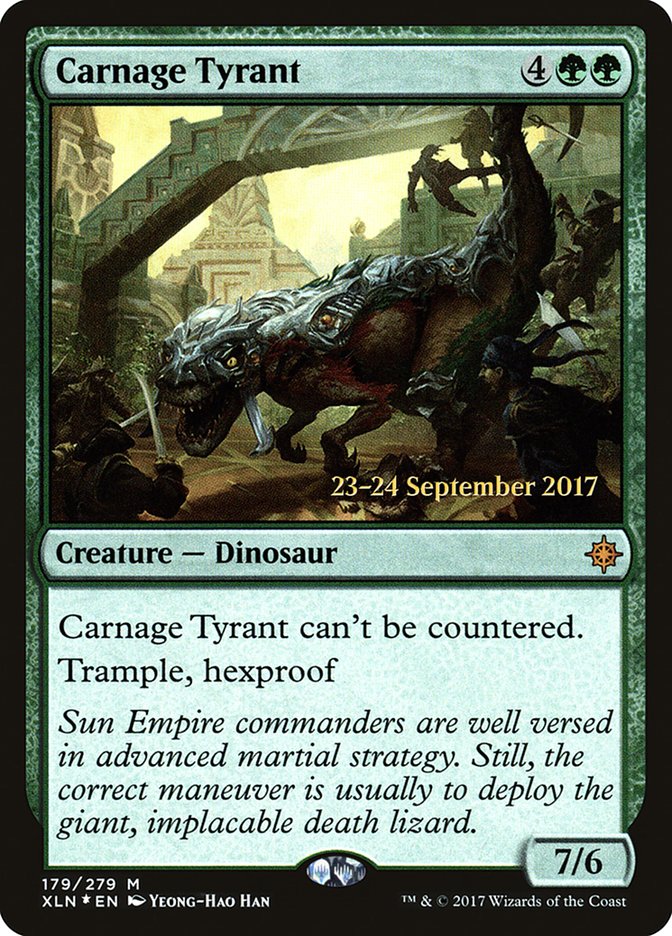 Carnage Tyrant [Ixalan Prerelease Promos] - The Mythic Store | 24h Order Processing