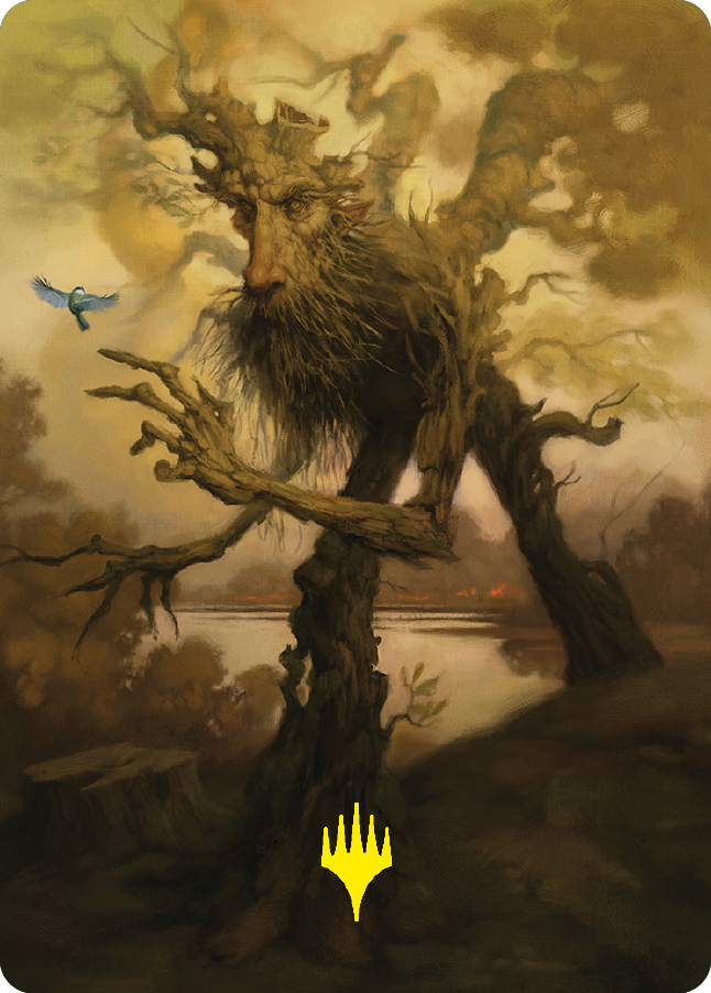 Treefolk Token Art Card (Gold-Stamped Signature) [The Lord of the Rings: Tales of Middle-earth Art Series] - The Mythic Store | 24h Order Processing