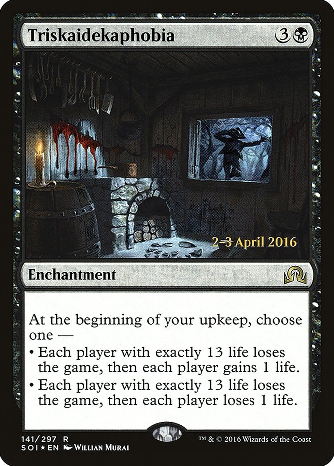 Triskaidekaphobia [Shadows over Innistrad Prerelease Promos] - The Mythic Store | 24h Order Processing