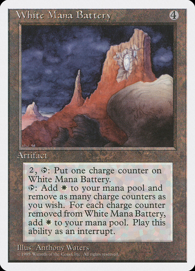 White Mana Battery [Fourth Edition] - The Mythic Store | 24h Order Processing