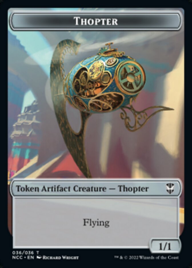 Thopter // Treasure (013) Double-Sided Token [Streets of New Capenna Commander Tokens] - The Mythic Store | 24h Order Processing