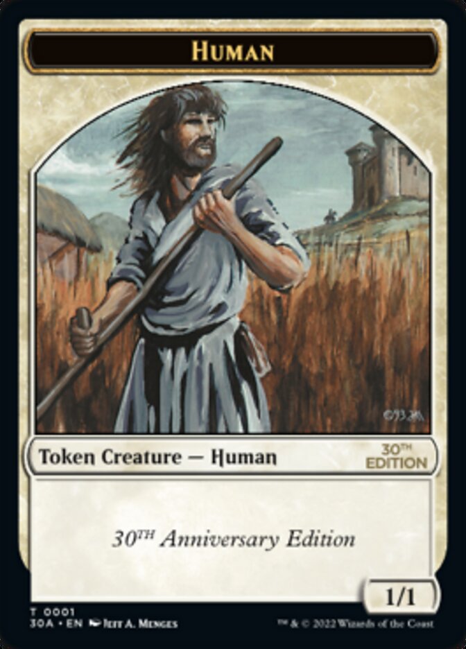 Human Token [30th Anniversary Tokens] - The Mythic Store | 24h Order Processing