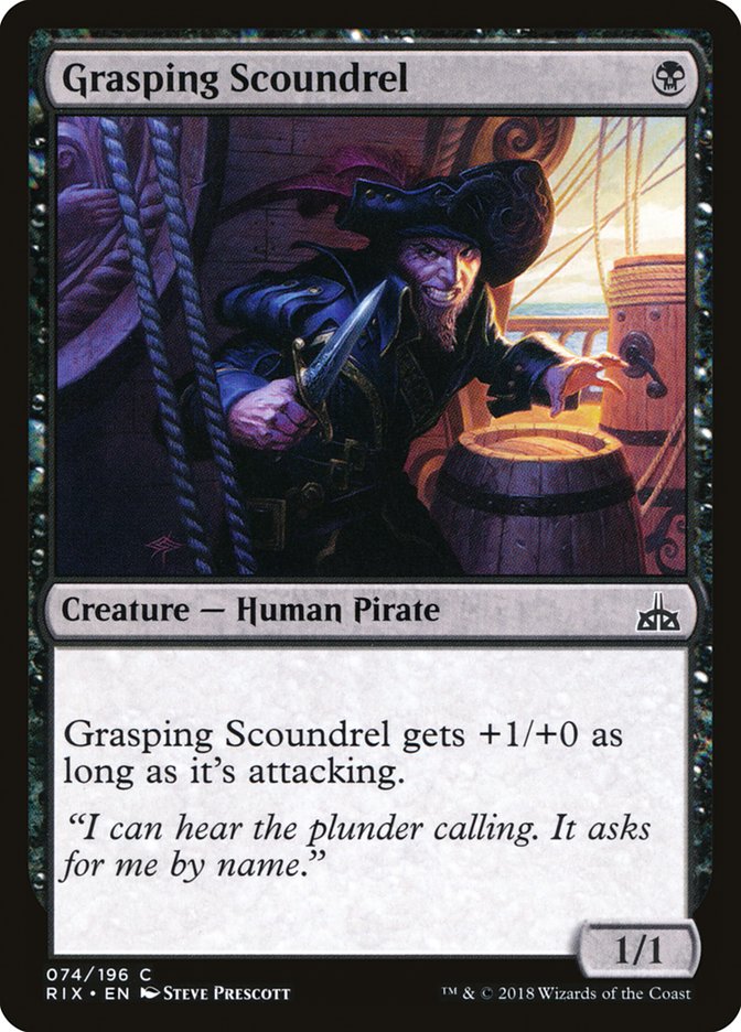 Grasping Scoundrel [Rivals of Ixalan] - The Mythic Store | 24h Order Processing