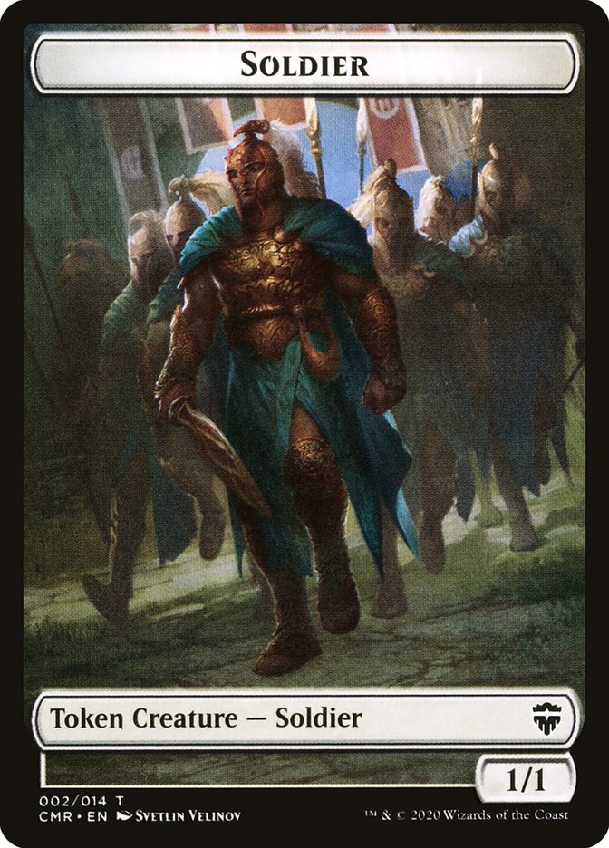 Rock // Soldier Double-Sided Token [Commander Legends Tokens] - The Mythic Store | 24h Order Processing