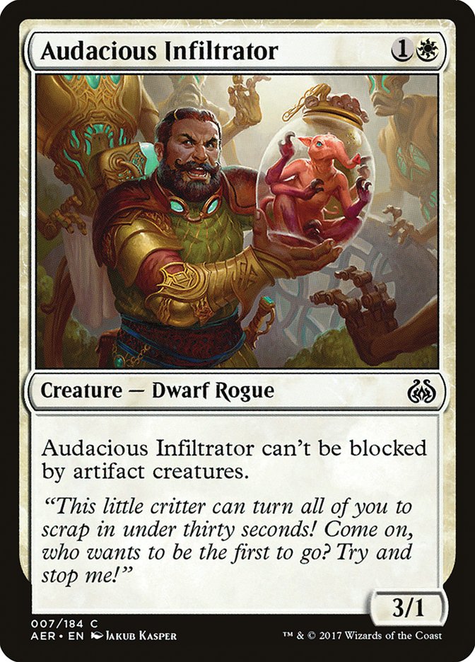 Audacious Infiltrator [Aether Revolt] - The Mythic Store | 24h Order Processing