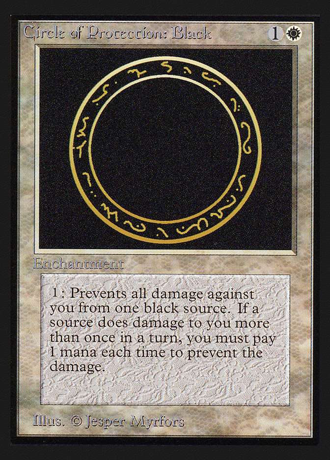 Circle of Protection: Black [International Collectors' Edition] - The Mythic Store | 24h Order Processing