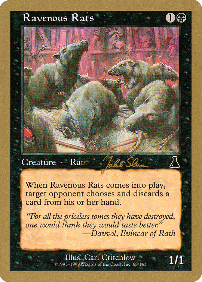 Ravenous Rats (Jakub Slemr) [World Championship Decks 1999] - The Mythic Store | 24h Order Processing