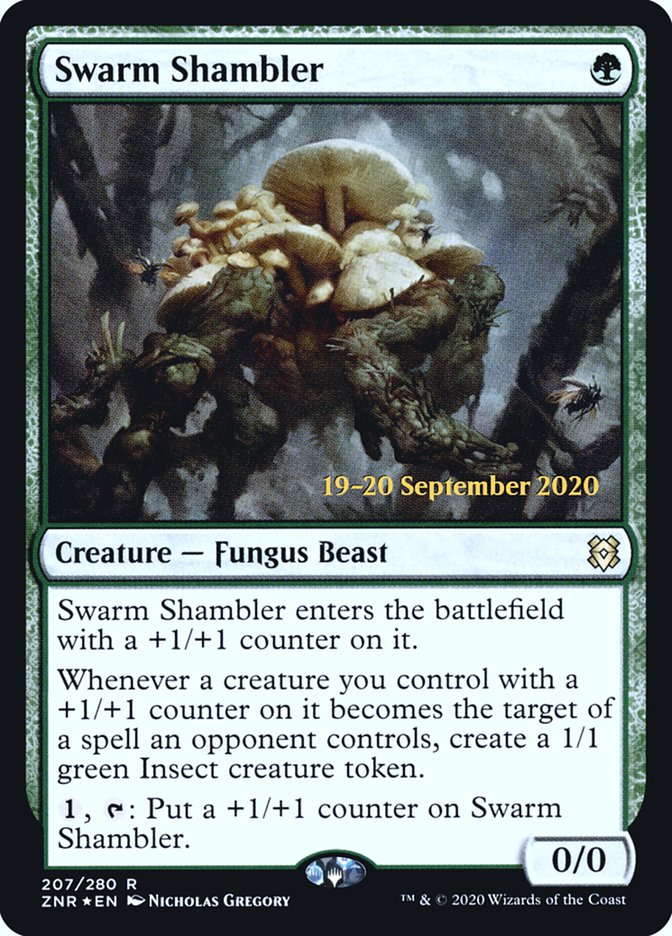 Swarm Shambler [Zendikar Rising Prerelease Promos] - The Mythic Store | 24h Order Processing