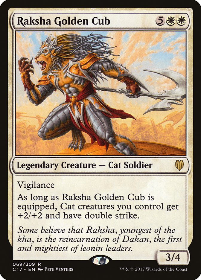 Raksha Golden Cub [Commander 2017] - The Mythic Store | 24h Order Processing