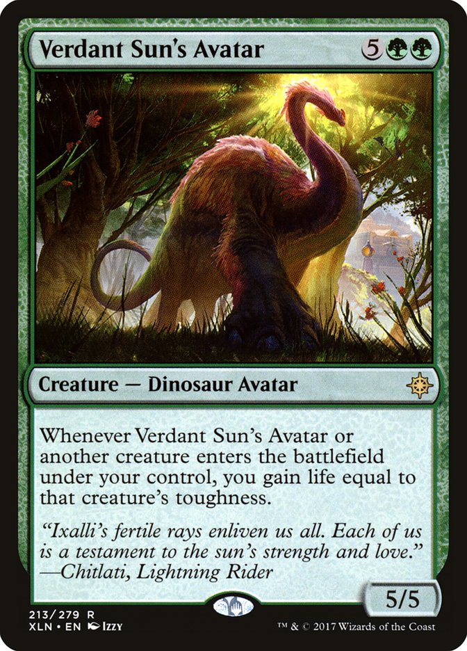 Verdant Sun's Avatar [Ixalan] - The Mythic Store | 24h Order Processing