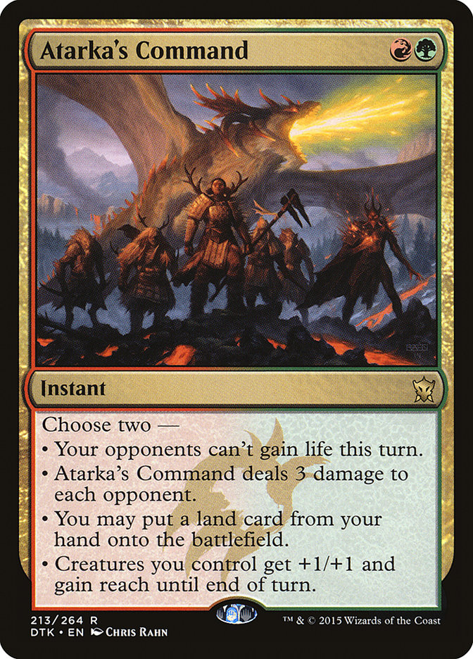 Atarka's Command [Dragons of Tarkir] - The Mythic Store | 24h Order Processing