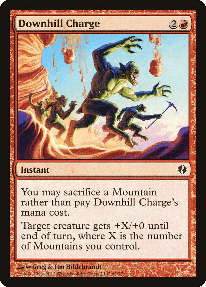 Downhill Charge [Duel Decks: Venser vs. Koth] - The Mythic Store | 24h Order Processing