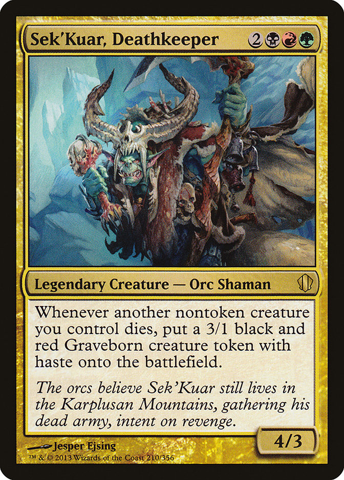 Sek'Kuar, Deathkeeper [Commander 2013] - The Mythic Store | 24h Order Processing