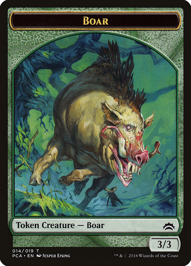 Goblin // Boar Double-Sided Token [Planechase Anthology Tokens] - The Mythic Store | 24h Order Processing