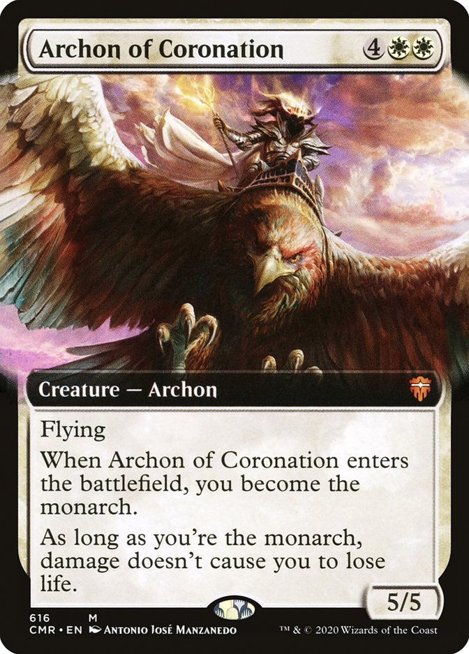 Archon of Coronation (Extended Art) [Commander Legends] - The Mythic Store | 24h Order Processing