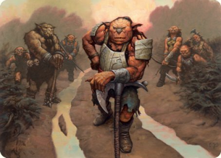 Hobgoblin Bandit Lord Art Card [Dungeons & Dragons: Adventures in the Forgotten Realms Art Series] - The Mythic Store | 24h Order Processing