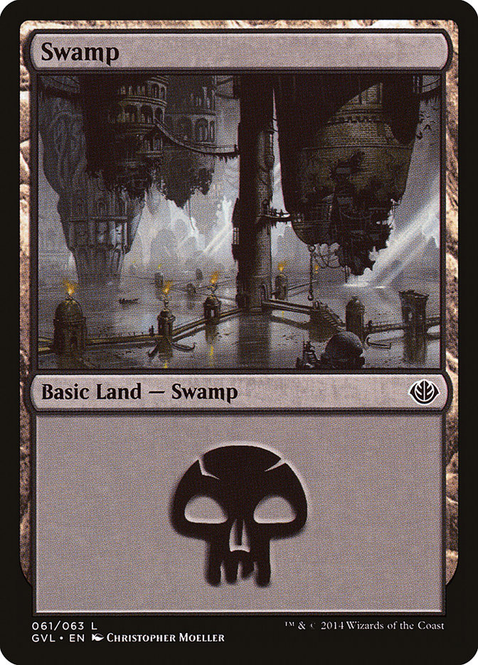 Swamp (61) (Garruk vs. Liliana) [Duel Decks Anthology] - The Mythic Store | 24h Order Processing