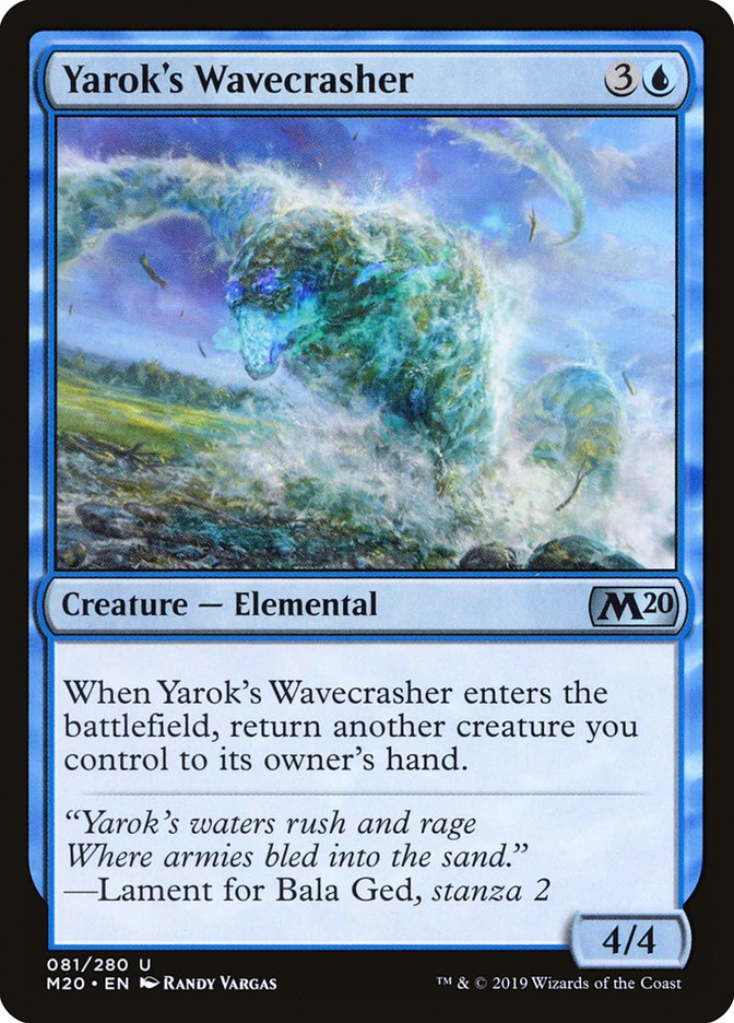 Yarok's Wavecrasher [Core Set 2020] - The Mythic Store | 24h Order Processing