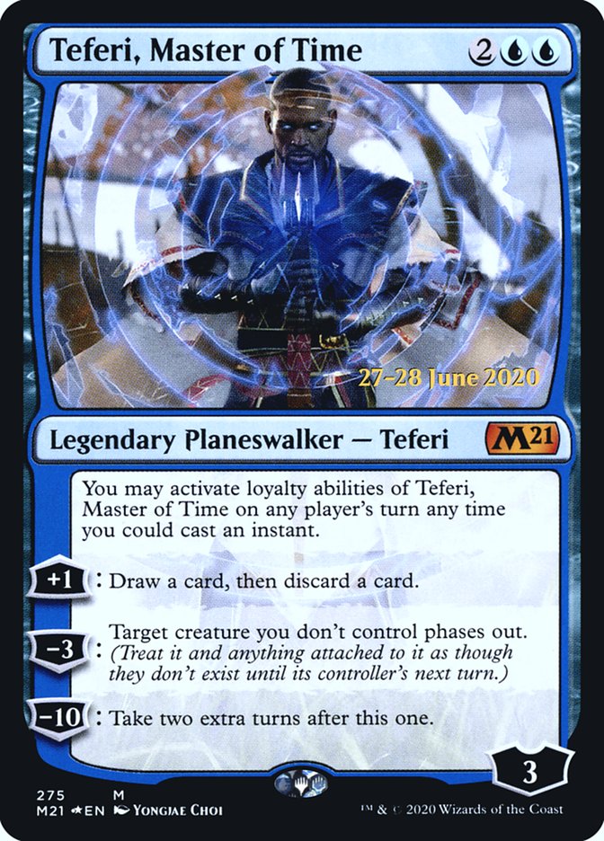 Teferi, Master of Time [Core Set 2021 Prerelease Promos] - The Mythic Store | 24h Order Processing