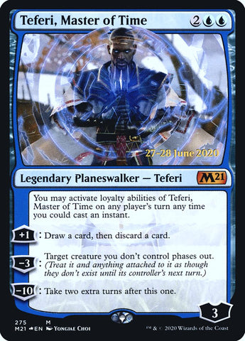 Teferi, Master of Time [Core Set 2021 Prerelease Promos] - The Mythic Store | 24h Order Processing