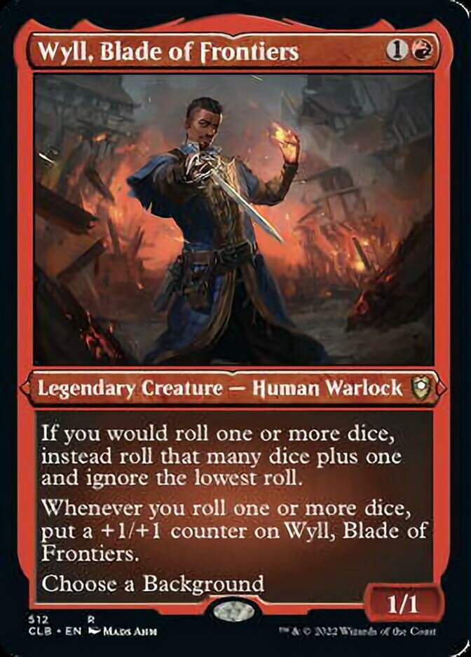 Wyll, Blade of Frontiers (Foil Etched) [Commander Legends: Battle for Baldur's Gate] - The Mythic Store | 24h Order Processing