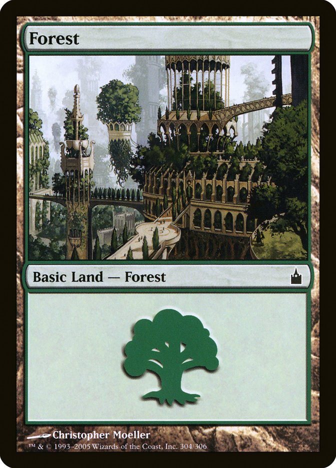 Forest (304) [Ravnica: City of Guilds] - The Mythic Store | 24h Order Processing