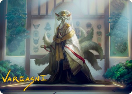 Light-Paws, Emperor's Voice Art Card (Gold-Stamped Signature) [Kamigawa: Neon Dynasty Art Series] - The Mythic Store | 24h Order Processing