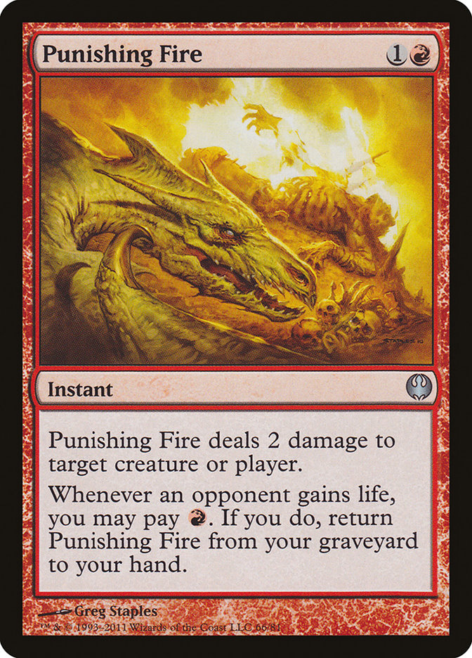 Punishing Fire [Duel Decks: Knights vs. Dragons] - The Mythic Store | 24h Order Processing