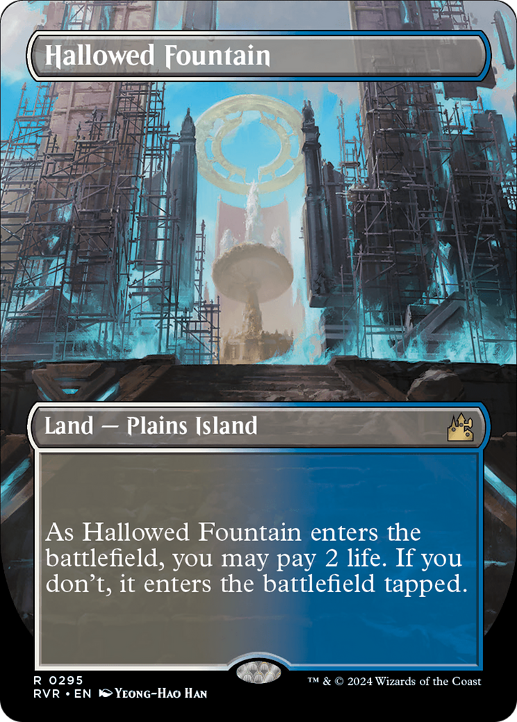 Hallowed Fountain (Borderless) [Ravnica Remastered] - The Mythic Store | 24h Order Processing