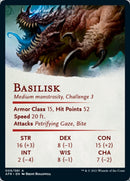 Basilisk Art Card [Dungeons & Dragons: Adventures in the Forgotten Realms Art Series] - The Mythic Store | 24h Order Processing