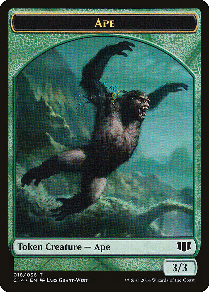 Ape // Zombie (011/036) Double-Sided Token [Commander 2014 Tokens] - The Mythic Store | 24h Order Processing