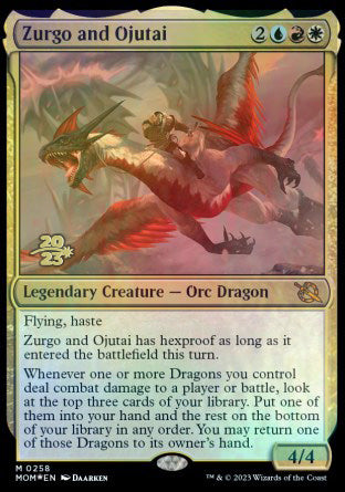 Zurgo and Ojutai [March of the Machine Prerelease Promos] - The Mythic Store | 24h Order Processing