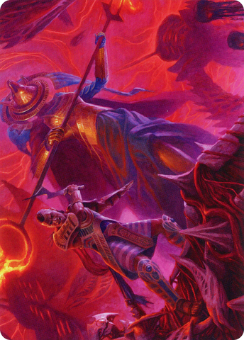 Djeru and Hazoret Art Card [March of the Machine Art Series] - The Mythic Store | 24h Order Processing