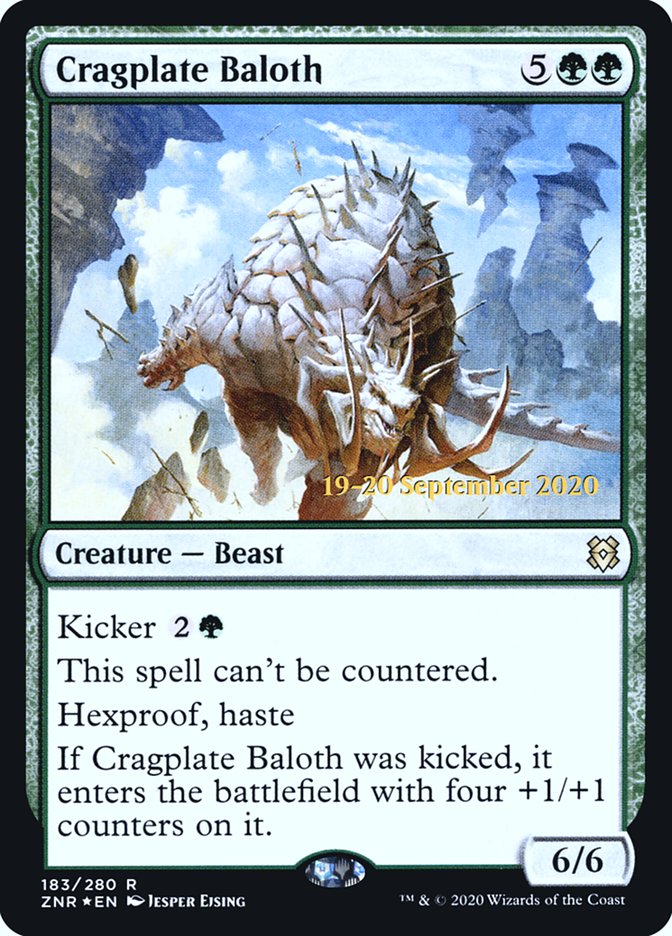 Cragplate Baloth [Zendikar Rising Prerelease Promos] - The Mythic Store | 24h Order Processing