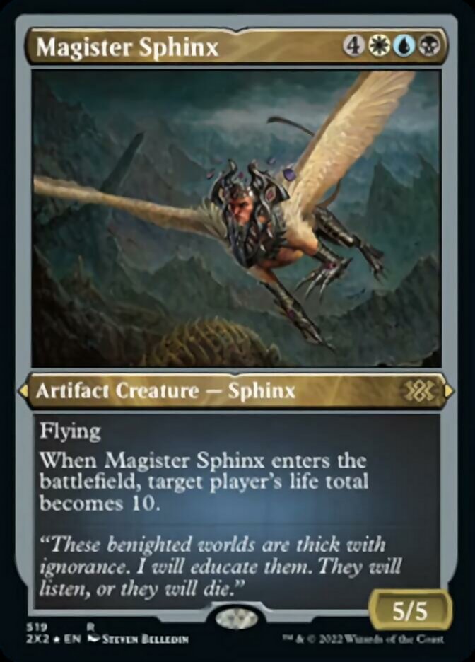 Magister Sphinx (Foil Etched) [Double Masters 2022] - The Mythic Store | 24h Order Processing