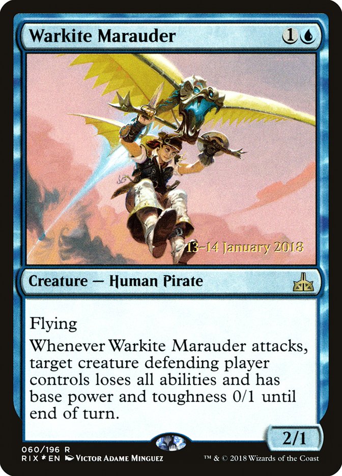 Warkite Marauder [Rivals of Ixalan Prerelease Promos] - The Mythic Store | 24h Order Processing