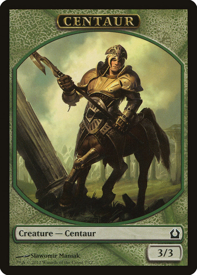 Centaur Token [Return to Ravnica Tokens] - The Mythic Store | 24h Order Processing