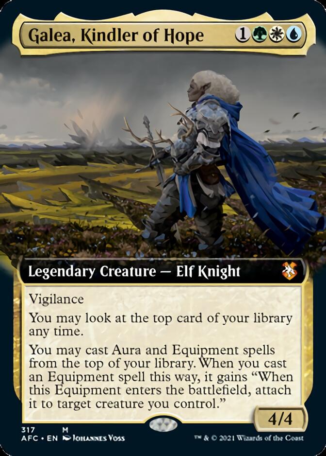 Galea, Kindler of Hope (Extended Art) [Dungeons & Dragons: Adventures in the Forgotten Realms Commander] - The Mythic Store | 24h Order Processing