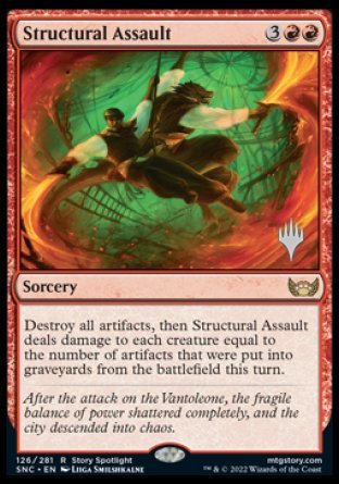 Structural Assault (Promo Pack) [Streets of New Capenna Promos] - The Mythic Store | 24h Order Processing