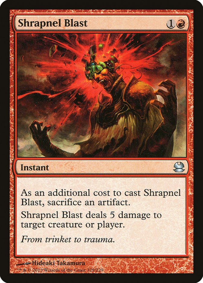 Shrapnel Blast [Modern Masters] - The Mythic Store | 24h Order Processing