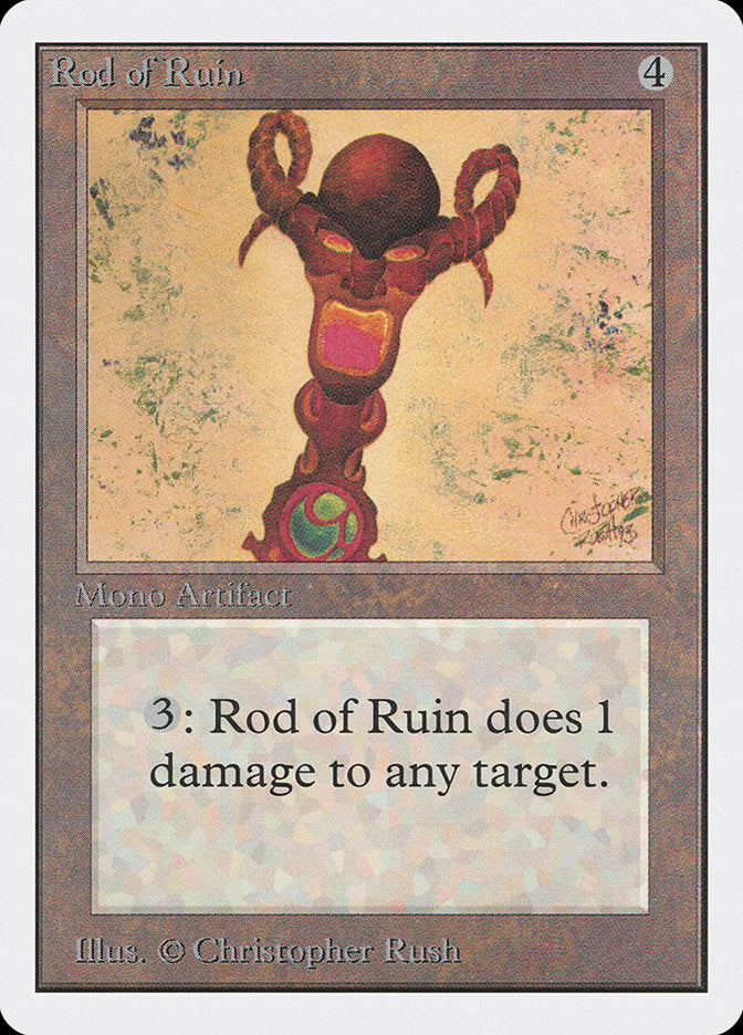 Rod of Ruin [Unlimited Edition] - The Mythic Store | 24h Order Processing