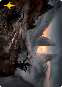 Haunted Ridge Art Card (Gold-Stamped Signature) [Innistrad: Midnight Hunt Art Series] - The Mythic Store | 24h Order Processing
