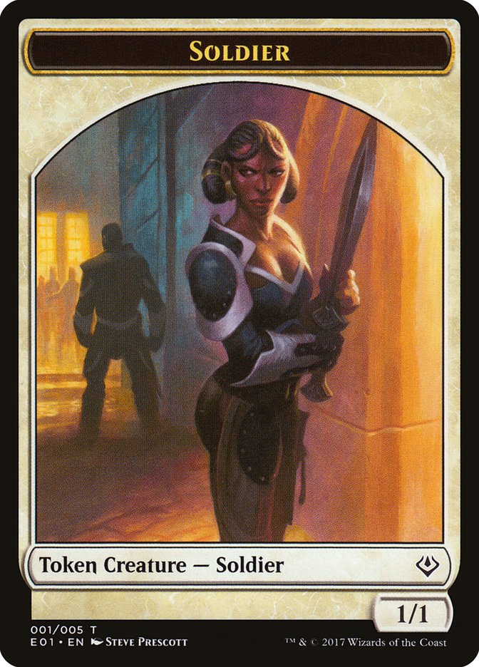 Soldier Token [Archenemy: Nicol Bolas Tokens] - The Mythic Store | 24h Order Processing