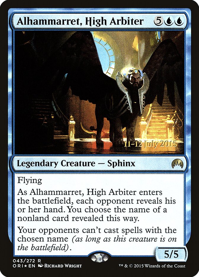 Alhammarret, High Arbiter [Magic Origins Prerelease Promos] - The Mythic Store | 24h Order Processing