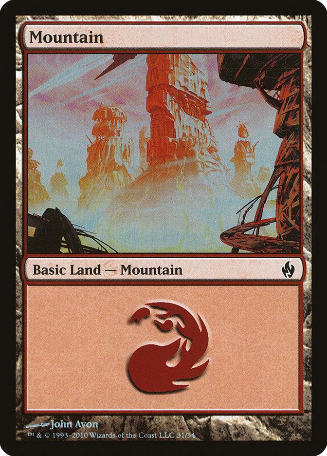 Mountain (31) [Premium Deck Series: Fire and Lightning] - The Mythic Store | 24h Order Processing