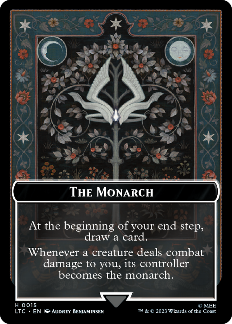 The Monarch // Treasure Double-Sided Token [The Lord of the Rings: Tales of Middle-Earth Commander Tokens] - The Mythic Store | 24h Order Processing